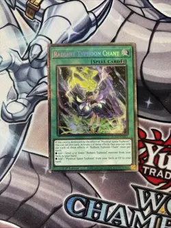 *** RADIANT TYPHOON CHANT 1ST EDITION STARLIGHT RARE DOOD-EN061 YUGIOH! (WCB) - Image 1