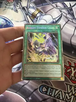 *** RADIANT TYPHOON CHANT 1ST EDITION STARLIGHT RARE DOOD-EN061 YUGIOH! (WCB) - Image 3