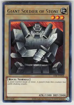 Giant Soldier of Stone LOB-EN068 Yu-Gi-Oh Unlimited NM - Image 1