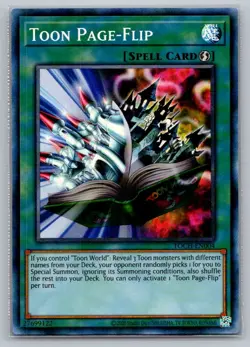 Toon Page-Flip (CR) TOCH-EN004 Collector's Rare Toon Chaos Yu-Gi-Oh Near Mint - Image 1