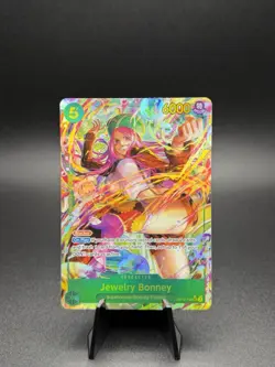 One Piece Tcg Jewelry Bonney Op12-118 Sec Rare Alt Art Mint IC - Image 1