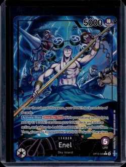 One Piece - OP15-058 Enel Leader Alt Art Adventure on Kami's Island English NM - Image 1