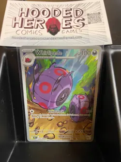 2025 Pokemon SV Black Bolt - Whirlipede - Illustration Rare - 133/086 - Image 1