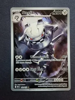Steelix 150/132 Illustration Rare Pokemon Mega Evolution NM - Image 1
