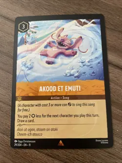 Akood Et Emuti Winterspell 29/204 Nonfoil Disney Lorcana TCG - Image 1