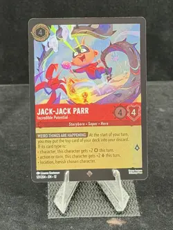 Disney Lorcana-Wilds Unknown-JackJackParr-IncrediblePotential-#121-ColdFoil-M/NM - Image 1