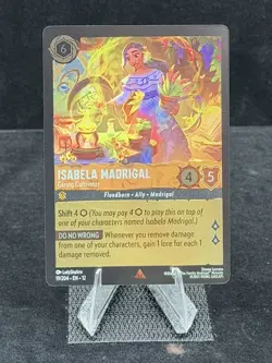 Disney Lorcana-Wilds Unknown-IsabellaMadrigal-CaringCultivator-#19-ColdFoil-M/NM - Image 1