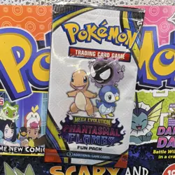 Pokemon Phantasmal Flames Mega Evolution Fun Pack 3 Cards English - Image 3