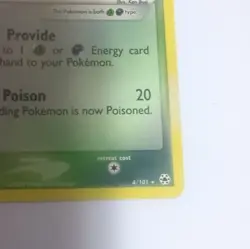 Pokemon Dark Celebi 4/101 EX Hidden Legends Holo Rare 2004 TCG Card - Image 3