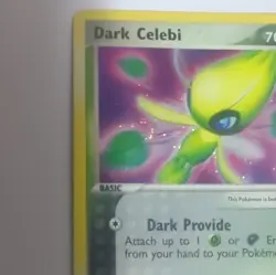 Pokemon Dark Celebi 4/101 EX Hidden Legends Holo Rare 2004 TCG Card - Image 5