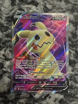 💫 Mimikyu v Full Art Holo Card 148/163 Swsh05: Battle Styles English Edition - Image 1