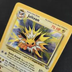 Pokemon Card - Jolteon Jungle Holo Rare Unlimited 4/64 1999 - Image 2