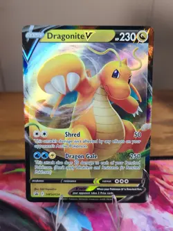 Dragonite V SWSH154 SWSH: Sword & Shield Promo Cards Holo NM - Image 1