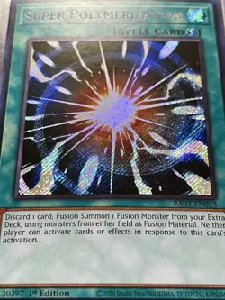 3x Super Polymerization | RA03-EN053 | Secret Rares | NM | 1st Ed | YuGiOh! - Image 4