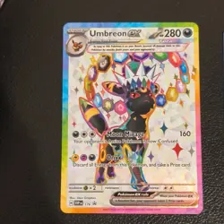 Pokemon TCG Umbreon ex SVP EN 176 Espeon ex SVP EN 175 2 Card Lot Holo EN - Image 2