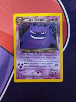 Pokemon TCG Neo Destiny Dark Gengar Holo Card 6/105 Unlimited Rare - Image 1