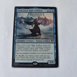1 x MTG Urza, Lord High Artificer Commander Masters Card #0130 - Image 1