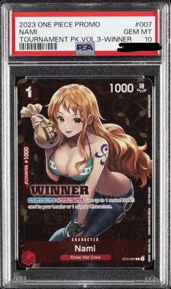 Nami (Tournament Pack Vol. 3) [Winner] ST01-007 One Piece Promotion Cards Foil - Image 1