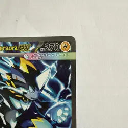 (PRE-RELEASE) - Mega Zeraora ex 114/084 SIR - ENGLISH - Pitch Black Card in Hand - Image 3
