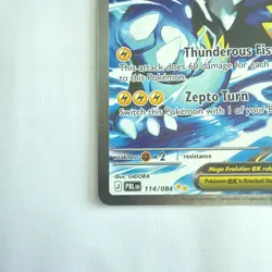 (PRE-RELEASE) - Mega Zeraora ex 114/084 SIR - ENGLISH - Pitch Black Card in Hand - Image 5