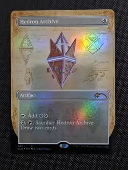 MTG English Hedron Archive (Borderless) NM Foil Secret Lair - Image 1