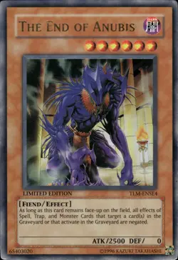 The End Of Anubis - Ultra Rare Limited Edition TLM-ENSE4 - MP - YuGiOh - Image 1
