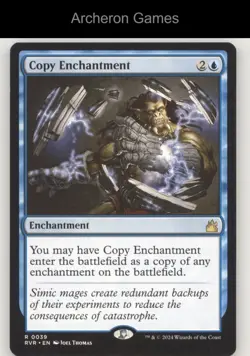 Copy Enchantment 39 R MTG Card Ravnica Remastered - Image 1