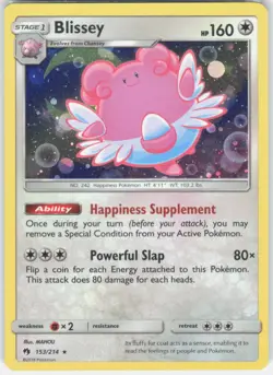 Blissey (Cosmos Holo) 153/214 Promo Miscellaneous Cards & Products Pokemon NM - Image 1