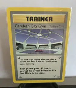 CERULEAN CITY GYM - 108/132 - Gym Heroes - Pokemon Card - NM - Image 1