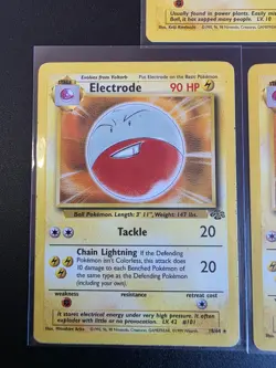 Pokemon TCG Electrode Jungle Card 18/64 x2 Rare and Voltorb 67/102 - Image 2