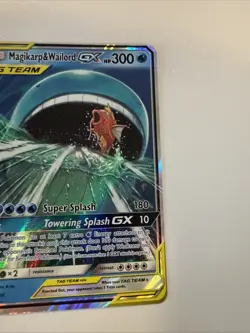 Magikarp & Wailord GX SM166 Sm Holo Pokemon Tag Team Card - Image 5