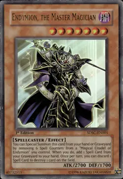 Endymion, The Master Magician - Ultra Rare 1st Edition SDSC-EN001 - MP - YuGiOh - Image 1