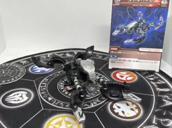 Bakugan Darkus Bone Skuls & Ability Card BakuTech Rare Japan Import Rare - Image 1
