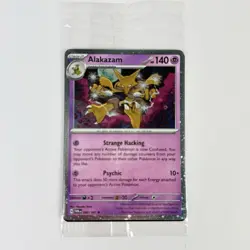 Alakazam (Cosmos Holo) 082/167 Holo Sealed Pokemon Card + Sticker - Image 2