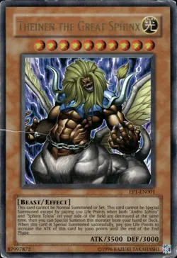 Theinen The Great Sphinx - Ultra Rare EP1-EN001 - HP - YuGiOh - Image 1