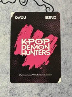 Kayou Kpop Demon Hunters Trading Card Energy Edition Zoey SP KPDH01-SP-006 - Image 2