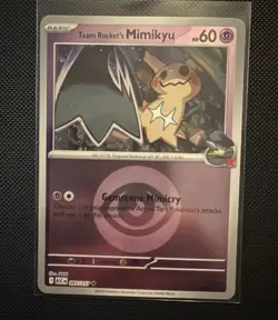 Team Rocket's Mimikyu (Energy Symbol Pattern) 097/217 NM Pokemon Card - Image 1
