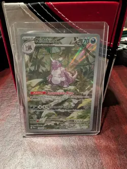 Nidoking Illustration Rare Card 174/165 Scarlet & Violet 151 - Image 1