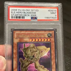 YUGIOH PSA 9 Elemental Hero Bladedge YSD-EN019 Ultra Rare 1st Edition - Image 3