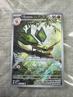 Pokemon TCG Vibrava Illustration Rare Card 206/191 Surging Sparks NM - Image 1