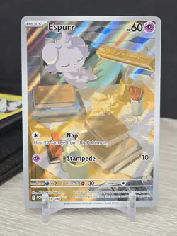 Pokemon Card Espurr 095/088 Holo Illustration Rare Perfect Order 2026 Holo NM - Image 3
