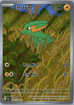 Electrike Destined Rivals 196/182 Illustration Rare Holo LP - Pokemon Card - Image 1
