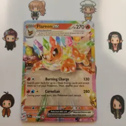 Flareon Ex 14/131 - Prismatic Evolutions - DOUBLE RARE HOLO- 2025 Pokemon Card - Image 1