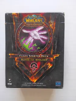 World Of Warcraft Trading Card Game Class Starter Deck Blood Elf Warlock 2011 - Image 1