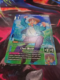 Gundam Card Game Phantom Aria Uso Ewin GD04-081 R+ Rare+ Alternate Alt Art Mint - Image 2