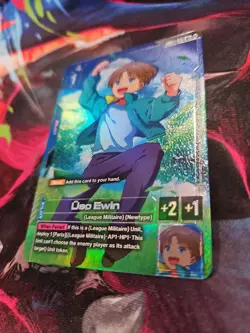 Gundam Card Game Phantom Aria Uso Ewin GD04-081 R+ Rare+ Alternate Alt Art Mint - Image 3