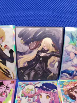 Pokemon Card Sleeves Singles Lot of 12 Trainers in Six Pairs Comiket Doujin New - Image 3