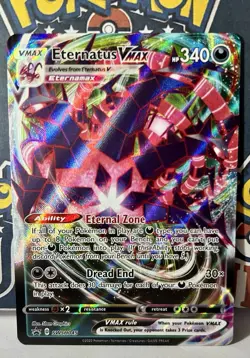 Pokemon TCG Eternatus VMAX SWSH045 Black Star Promo Card - Image 3