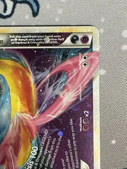 Darkrai & Cresselia LEGEND (Bottom) 100/102 Triumphant Pokemon Card LP - Image 4