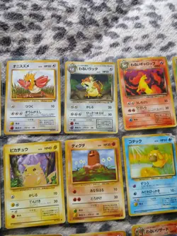 Japanese Pokemon Card Bundle Base Set Jungle Fossil Team Rocket Gym Heroes Lot - Image 5